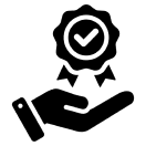 Black silhouette of a man playing guitar.
